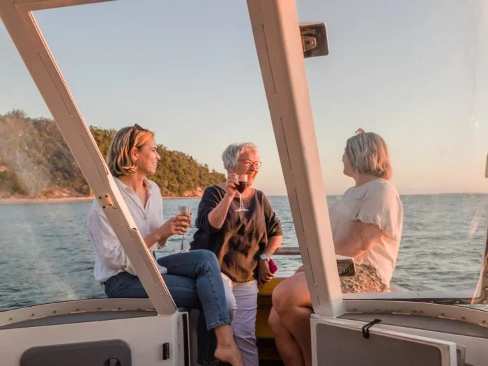 Eco marine Sunset Sessions tour departing from Kingfisher Bay Resort